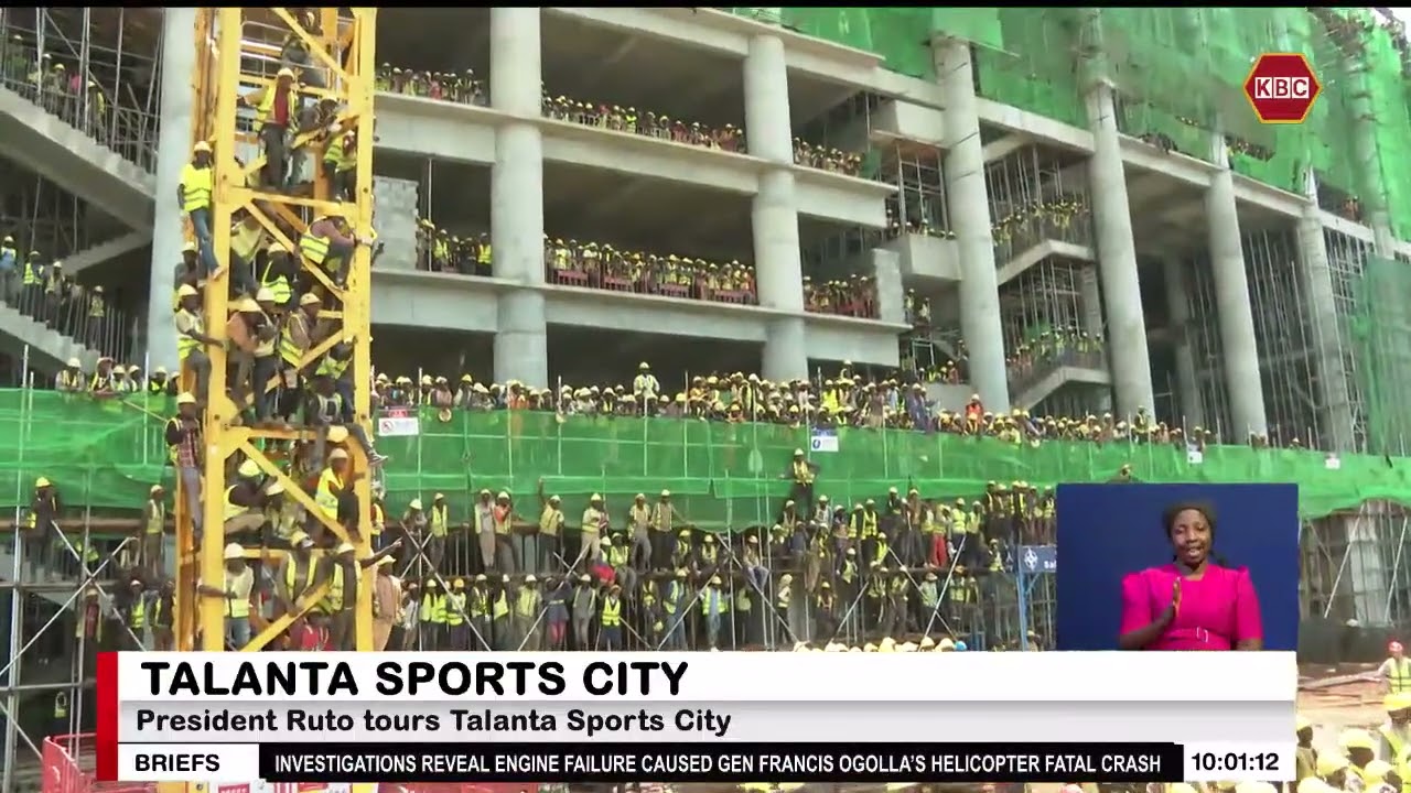 President Ruto tours Talanta Sports City