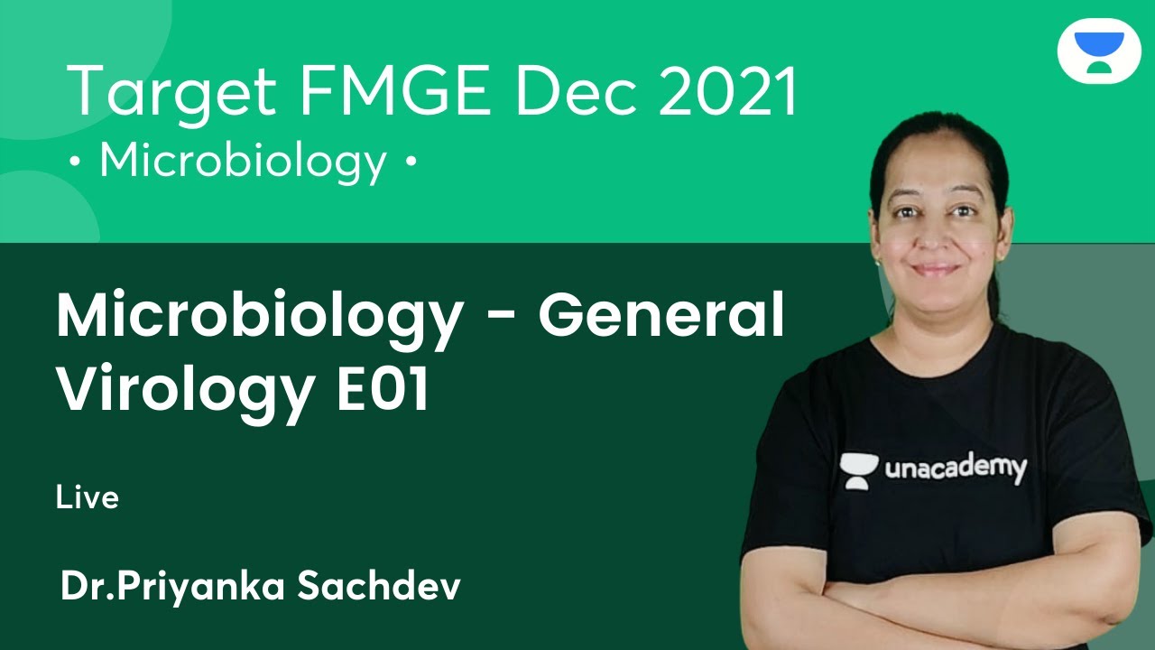 Microbiology - General Virology E01| FMGE Dec'21 | Let's crack NEET PG | Dr.Priyanka Sachdev