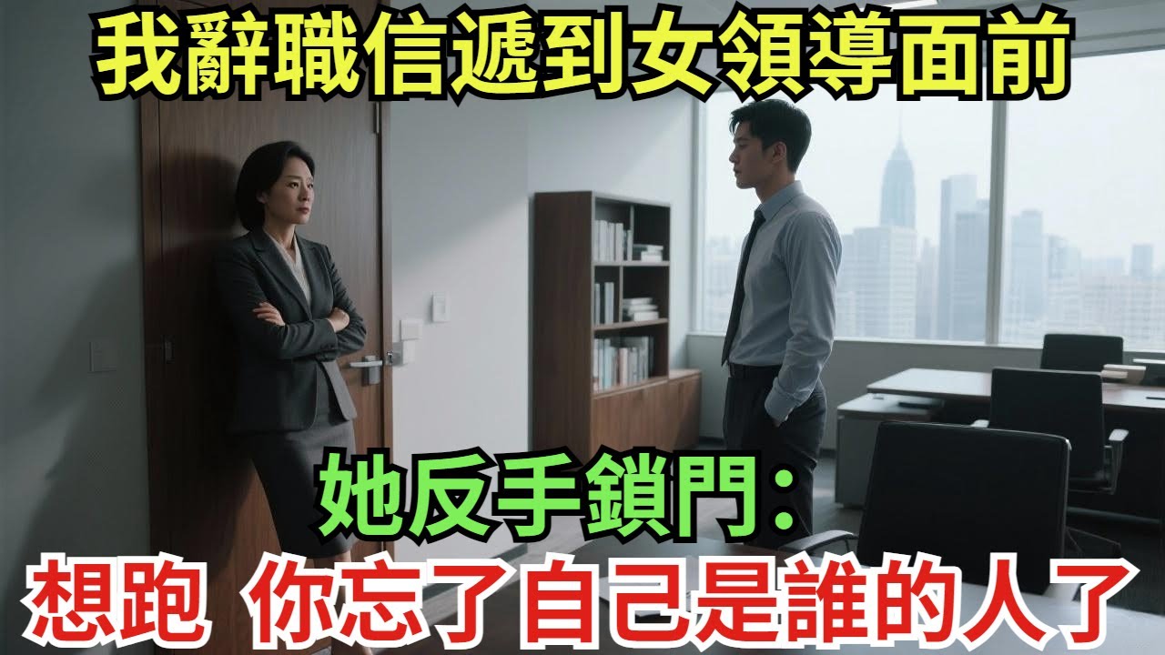 我辭職信遞到女領導面前，她反手鎖門：“想跑？你忘了自己是誰的人了？”#真實故事#案件#奇聞#故事#奇聞觀察室#奇聞#真相#奇聞軼事#談笑娛生