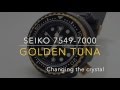 Seiko 7549-7000 Golden Tuna Crytal Change