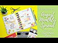 PWM | August Monthly Spread 2021 | The Happy Planner