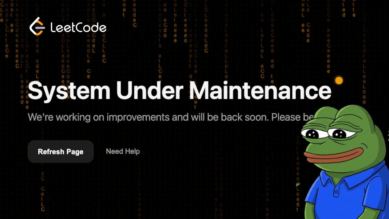Конкурсы Leetcode снова отменены...