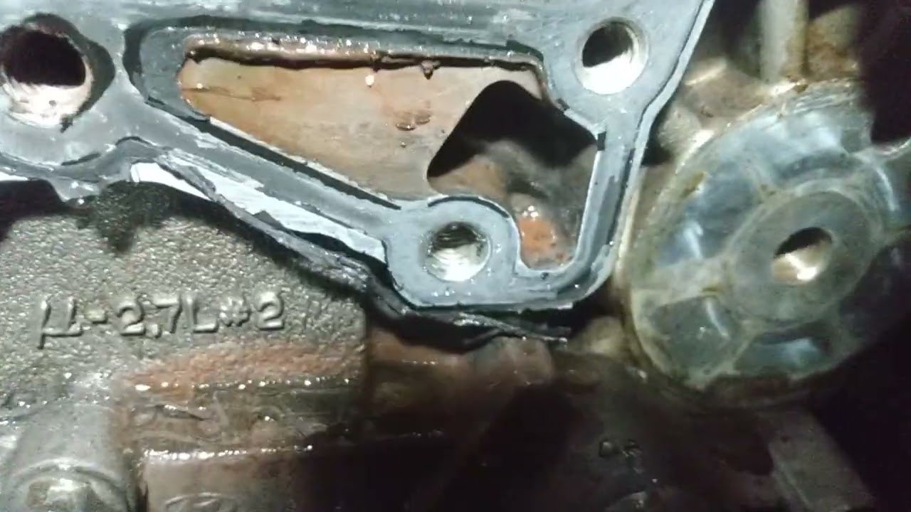 troca da bomba d'água Hyundai santa Fé 2.7 V6 ( vazamento misterioso )