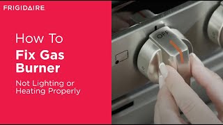 How To Fix Gas Burner That Wont Light Or Heat