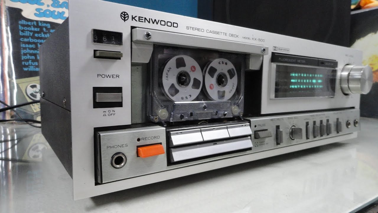 O Rei do Som Tape Deck Kenwood KX500 YouTube