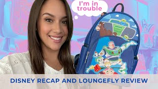Loungefly Backpack Review & What Fits | Disney Vacation Recap | What I Packed For Magic Kingdom 🏰