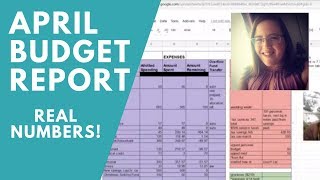 April Budget Report - Real numbers