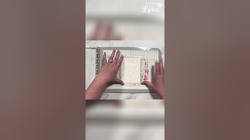 Megan Daves Easy Snowflake Card Background Tutorial with Stencil!