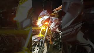 NS 200 Modification light fog lights mg domi visor Rourkela arohaan bike decor