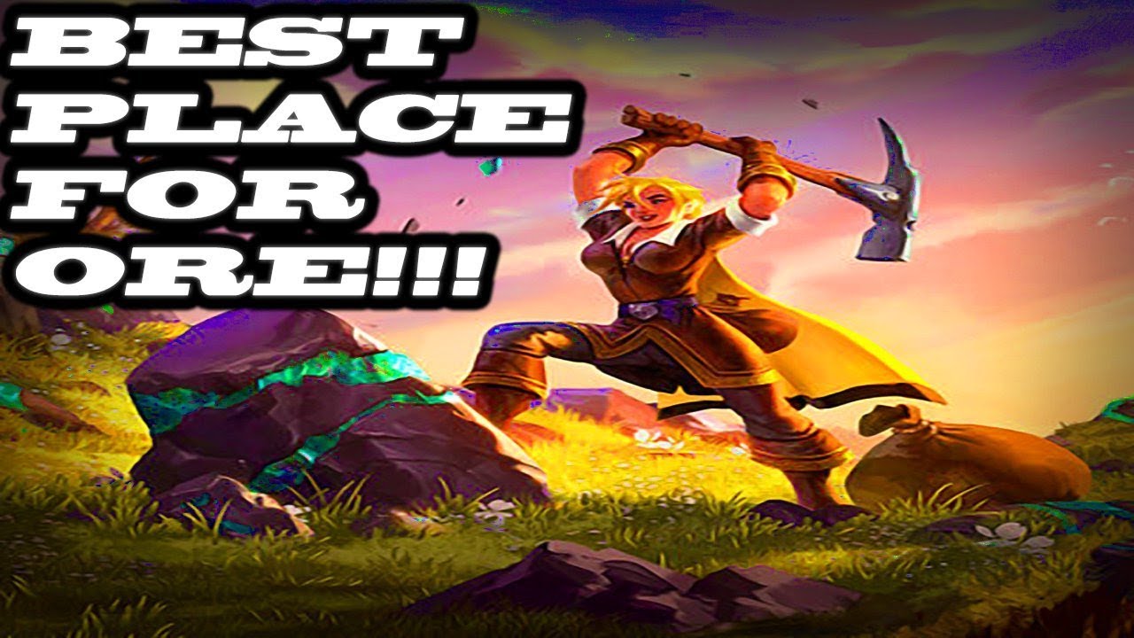 Albion Online: A QUICK! Best place to farm tin Ore & Location Farming