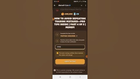 How to Avoid Repeating Trading Mistakes-Pro Tips Inside Part 4 of 5 MemeFi coin code