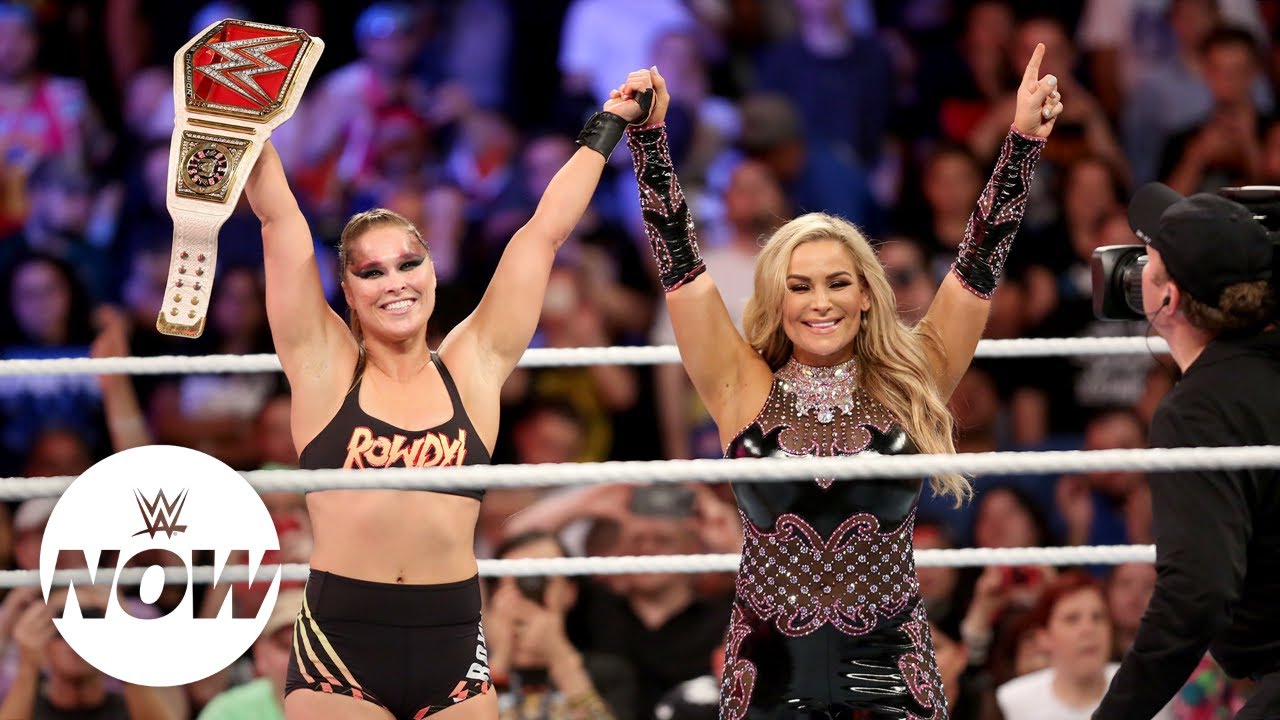 Ronda Rousey wins WWE Raw women's championship at 'SummerSlam'