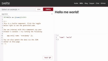 Using Svelte Online REPL