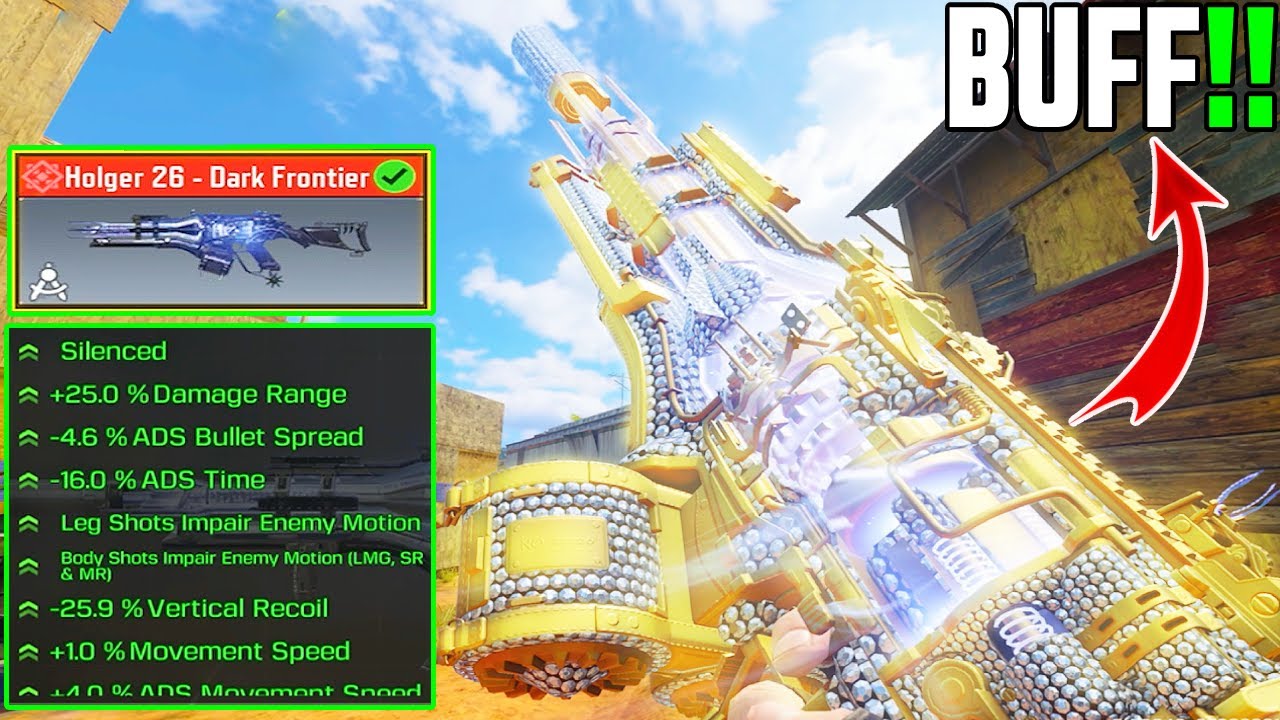 Buff HOLGER 26 Gunsmith is Cracked!! New Holger 26 Loadout Destroying Meta Abuser In Cod Mobile