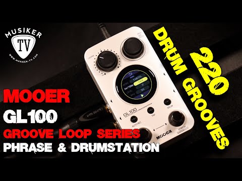 MOOER GL100 Groove Loop Series Phrase & Drum Station - 220 Drum