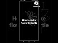 How to make flower by turtle python