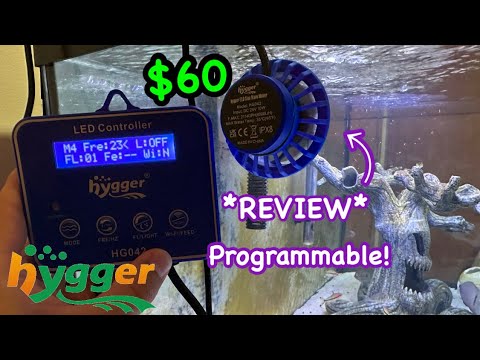 Programmable Wave Machine The BEST $60 Programmable Wave Maker for your Fish Tank! Hygger 042 ...