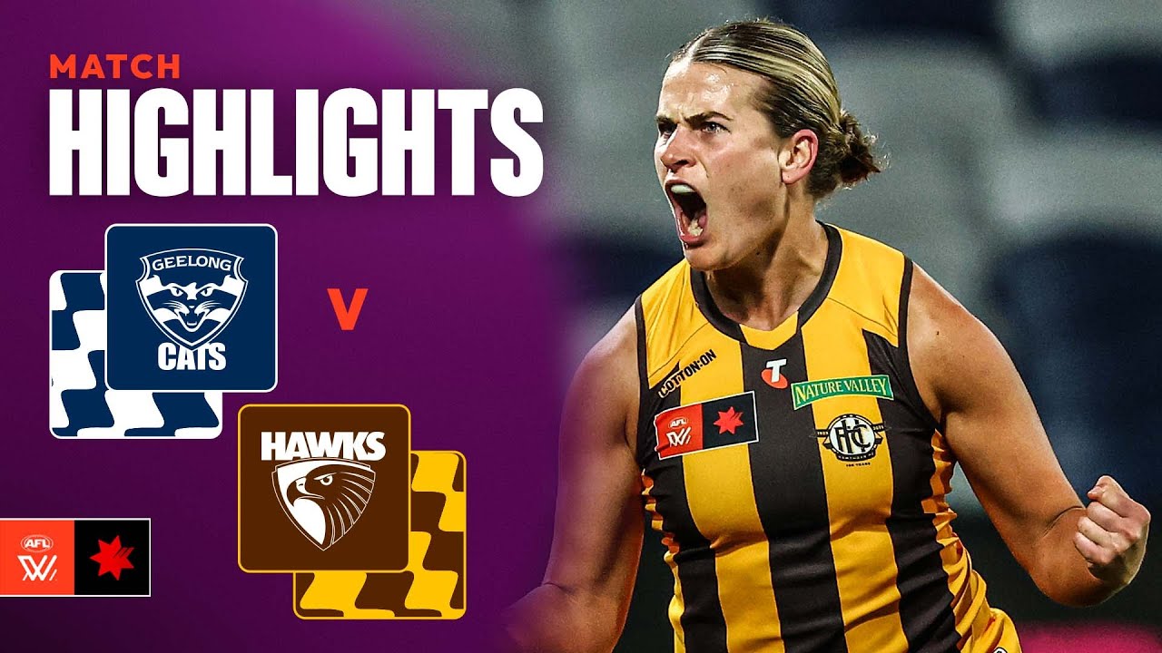 Geelong Cats v Hawthorn Highlights | Round 7, 2025 | AFLW