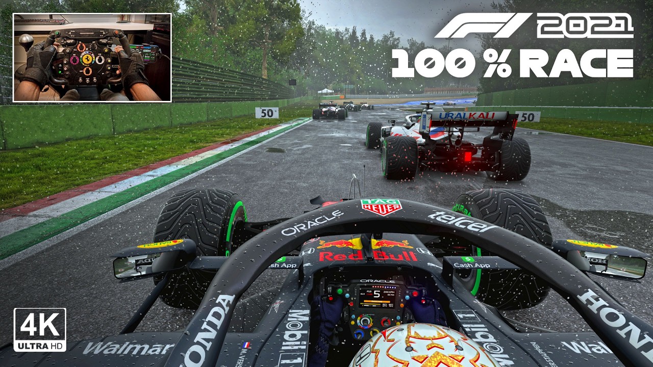 Realistic Team Radio - Max Verstappen | Red Bull RB16B 2021 Emilia Romagna GP 100% Race F1 Gameplay