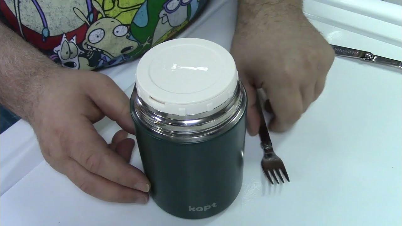 Avovy Thermos for Hot Food - 22 Oz Insulated Food Jar, Insulated Lunch  Container with Bowl, Foldable Spoon& Fork, Powerful Insulated Food Thermos  for