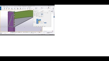 Tekla Structures/Beam to Column Eave Connection