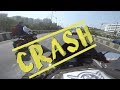 He tried to race and crashed  ktm rc200