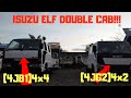 ISUZU ELF DOUBLE CAB-(4JG2)engine 4x2 & (4JB1)engine 4x4