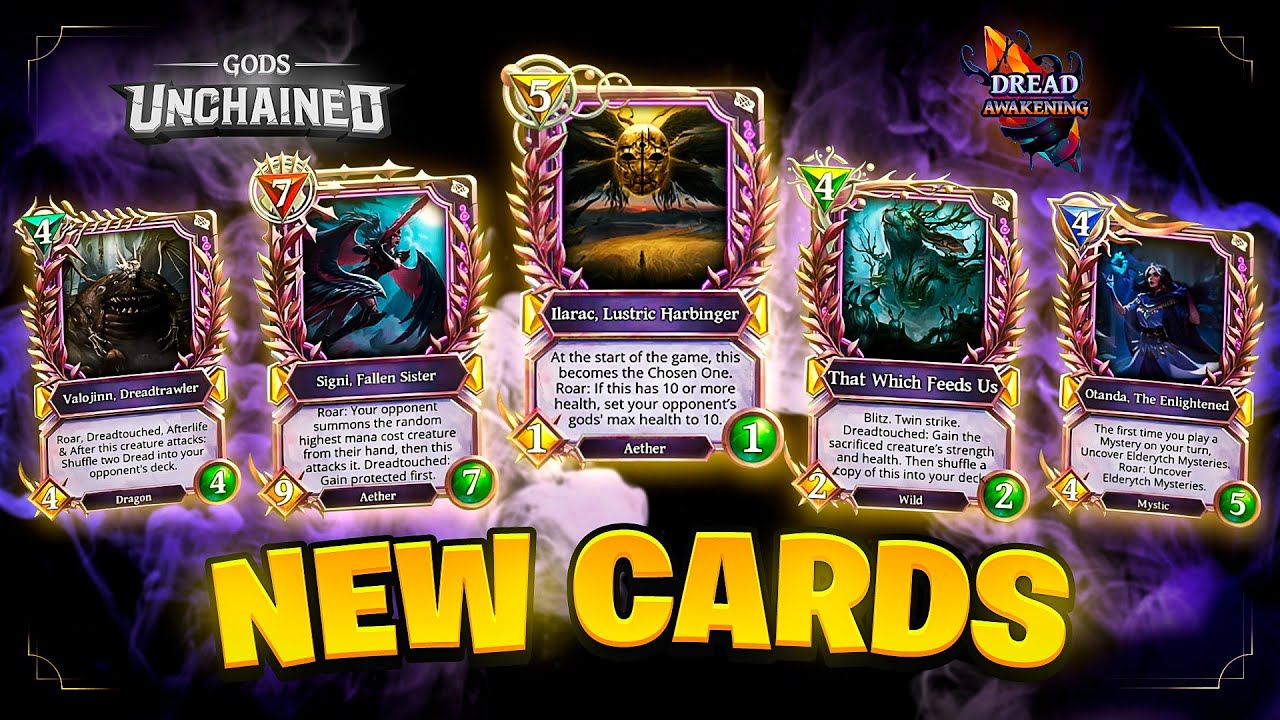 Gods Unchained NEW EXPANSION - Dread Awakening | New Cards & Keywords