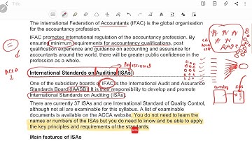 ACCA F8 AA   Audit and Assurance   Chapter 2   Rules and regulations Comp