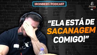 TATI INVADE O PODCAST E DEIXA CARIANI CONSTRANGIDO AO VIVO - IRONBERG PODCAST CORTES