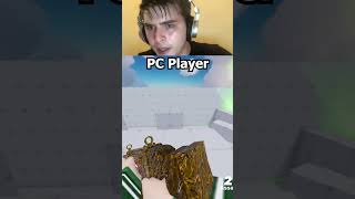 pov: pc player vs mobile player #gameblazet #robloxrivals #roblox