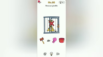 Brain Out Level 38 rescue giraffe