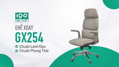 Ghế Xoay Lãnh Đạo GX254 – Ngả 5 Cấp Độ, Da Cao Cấp, Thiết Kế Sang Trọng | Nội Thất 190