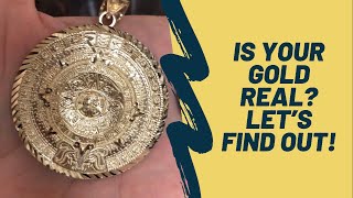 REAL 10-14K GOLD VS GOLD PLATED? HOW TO TEST YOUR REAL GOLD CHAINS & PENDANTS WITH ACID TEST JEWELRY