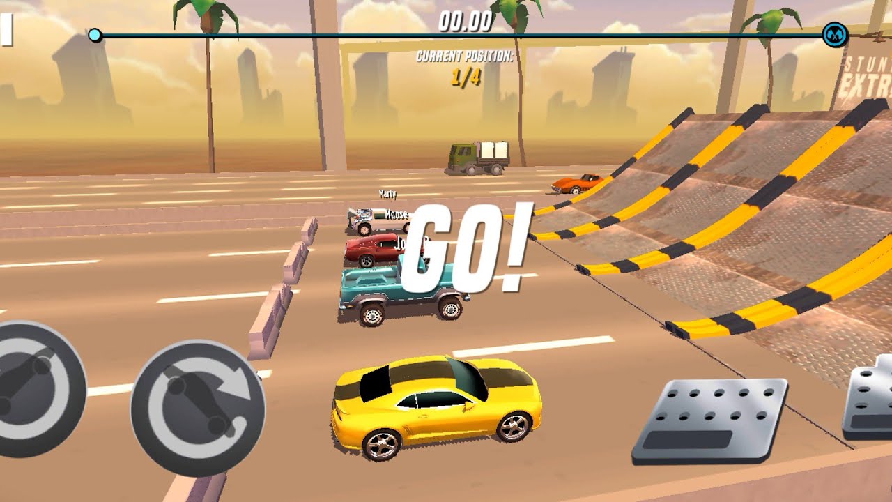 Stunt car Extreme Race mod apk 2023