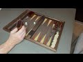 Honest Review of the 15-inch Wood Backgammon Set - Burlwood/Walnut Diamond Inlay Board