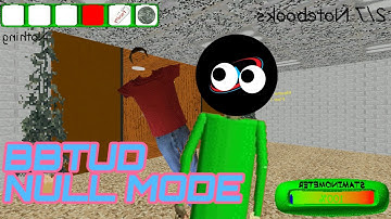 How Null Controling To Words  - Baldi