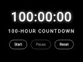 100 Hour Timer ⏳ Live (Part 7) | No Music | No Ads | Silent Countdown | Study With Me | Focus Timer