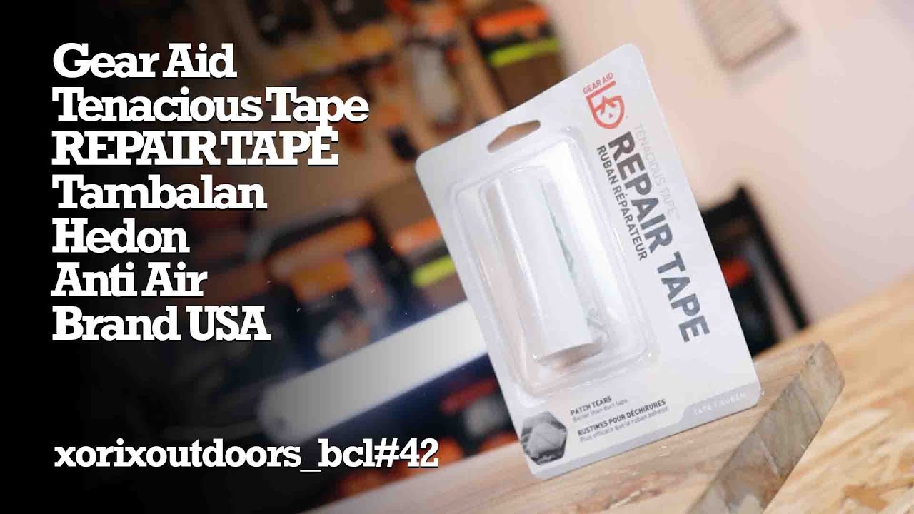 Gear Aid Tenacious Tape Repair Tape Tambalan Hedon Anti Air Brand USA -  xorixoutdoor_bcl 