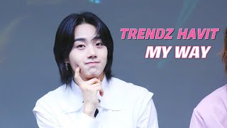 [4K] 트렌드지 하빛(TRENDZ  HAVIT) 231015 대면 팬싸인회 ' My Way ' 세로 직캠 [GU뮤직]