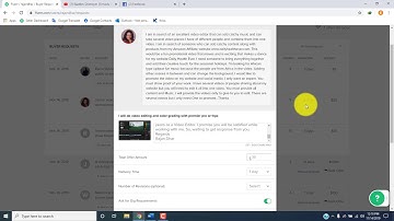 How to send a buyer request 2020 on Fiverr