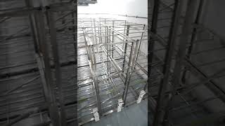 DOUBLE TIER ROLLING BENCHES IN A CULTIVATION FACILITY