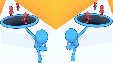 ✅ Drag The Hole! - All Levels Gameplay Android,ios