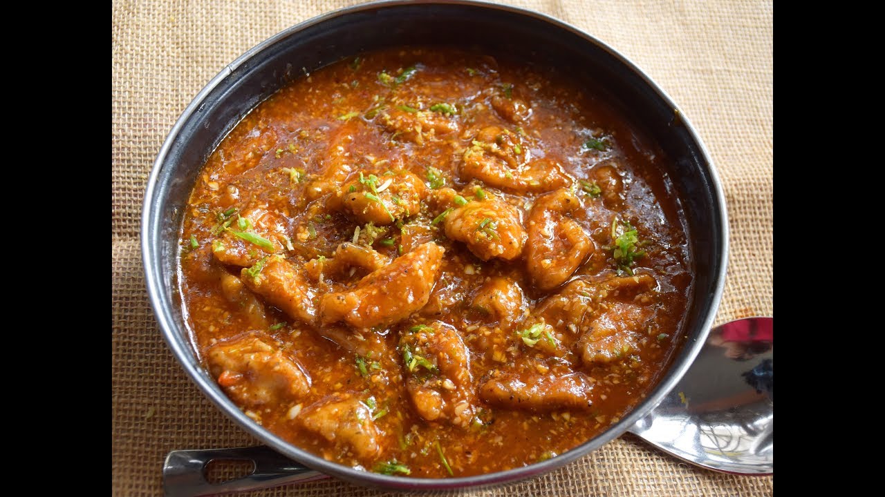 Lemon Garlic Chicken Recipe Indo Chinese Chicken Recipes English Subtitles - 