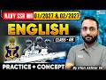 NAVY SSR MR 2027 Classes | English By Irfan Akhtar Sir | Class-08 | KGS Defence