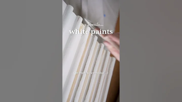 The only white paint colours you need