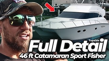 Full Transformation ( Step by Step ) Boat Detailing Guide