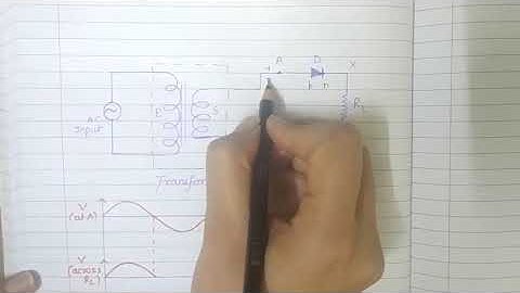 Class 12|14.10: Junction diode as a rectifier| Half wave rectifier| Full wave rectifier