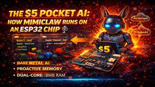 $5 Pocket AI: How MimiClaw Runs on an ESP32 Chip 🤖