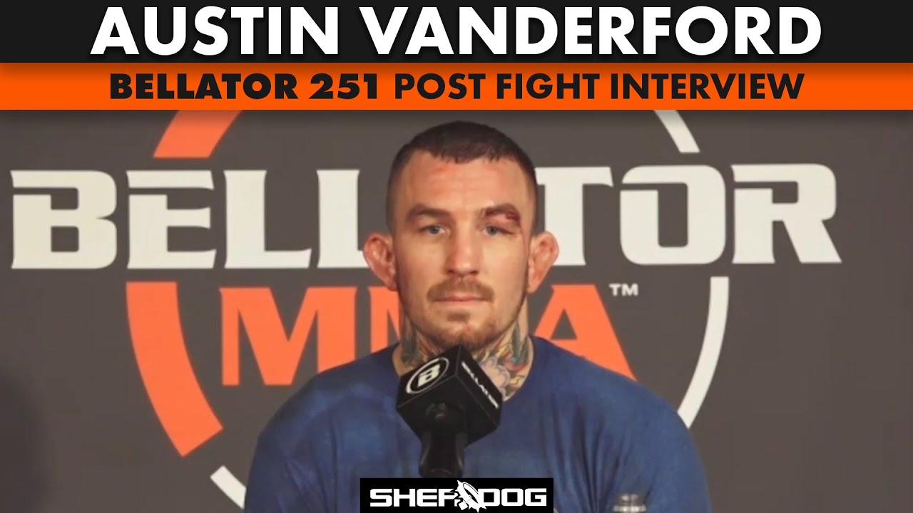 Austin Vanderford Bellator 251 Post Fight interview